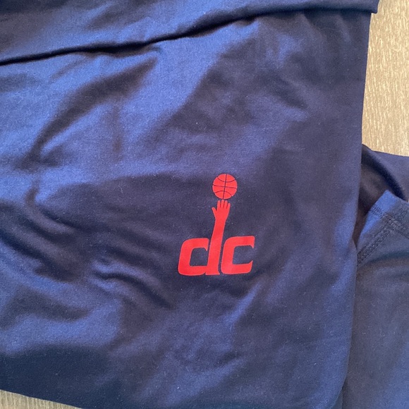 Washington Wizards Legging Navy Women XL Elastic Heart Juniors Graphic Print - Picture 5 of 7